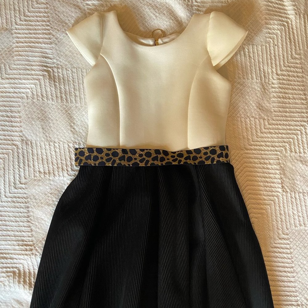 Zoe Ltd. Girls Dress with Animal Print Belt